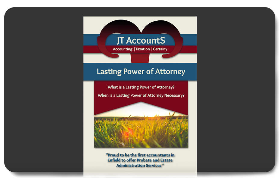 JT AccountS® Lasting Power of Attorney Booklet